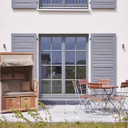 Reetland Am - Premium Reetdachvilla Mit 3 Schlafzimmern, Sauna Und Kamin E24 Hébergement de vacances Dranske